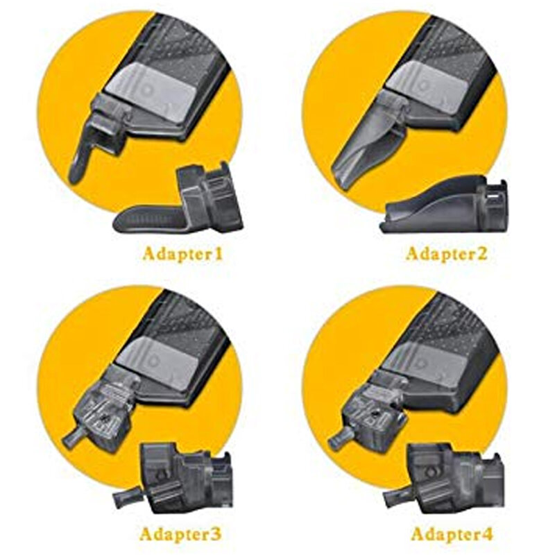 Carregador de velocidade tático compacto Bb, 250 cartuchos para 4,5mm/0,177 bb, paintball, acessórios para airsoft, Inclui 4 adaptadores