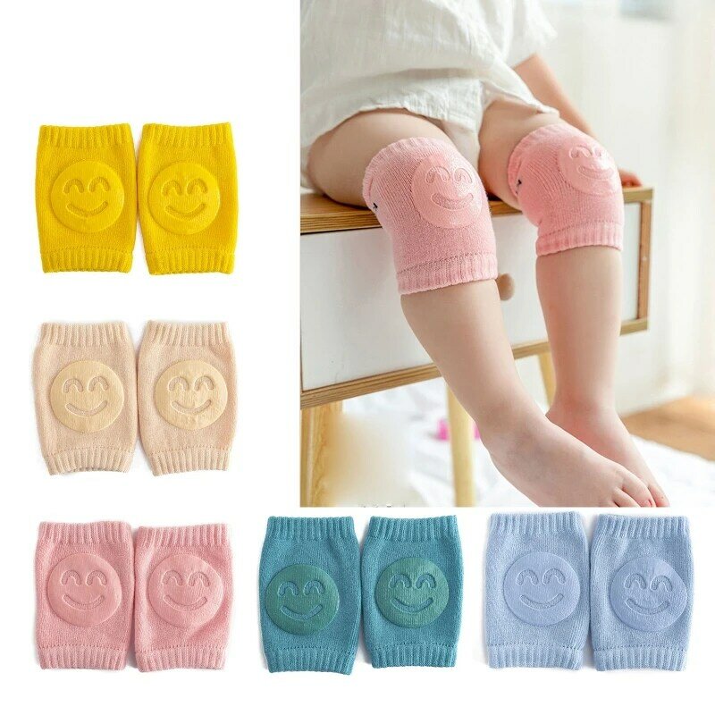1 Pair Baby Crawling Kneepads Infants Toddlers Safety Elbow Cushion