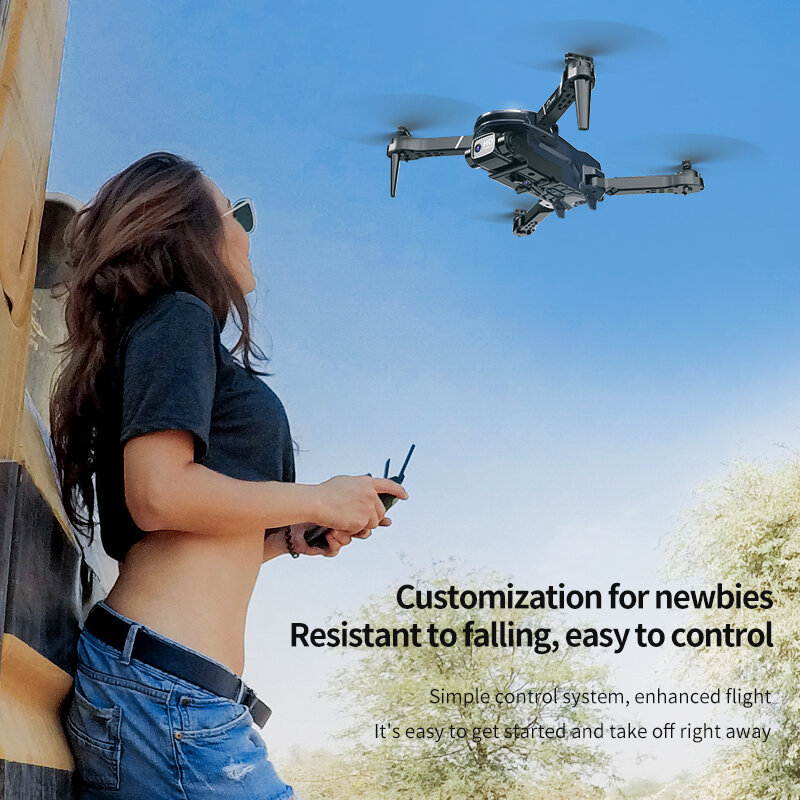 Lenovo-XS9 Drone profissional com HD Dual Camera, GPS Obstáculo Evitar Drones, Megafone Remoto, Quadcopter Toy, UAV, 8K, Frete Grátis