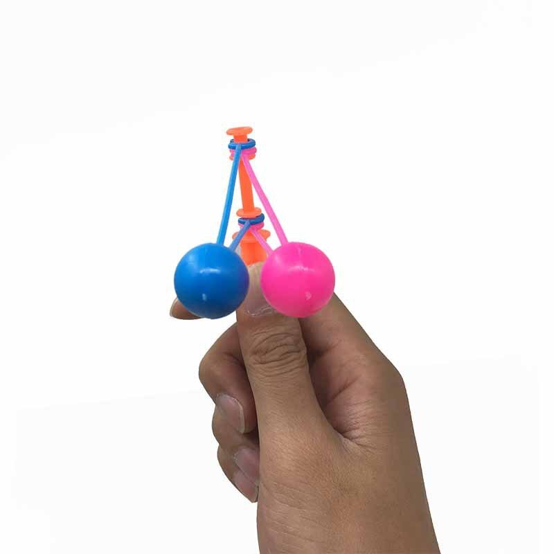 2 Buah Mainan Luar Ruangan Klasik Bola Sentuh Goyang Tangan Kreatif Sederhana untuk Anak-anak Bola Mainan Plastik Modis Mainan Olahraga Santai Mini