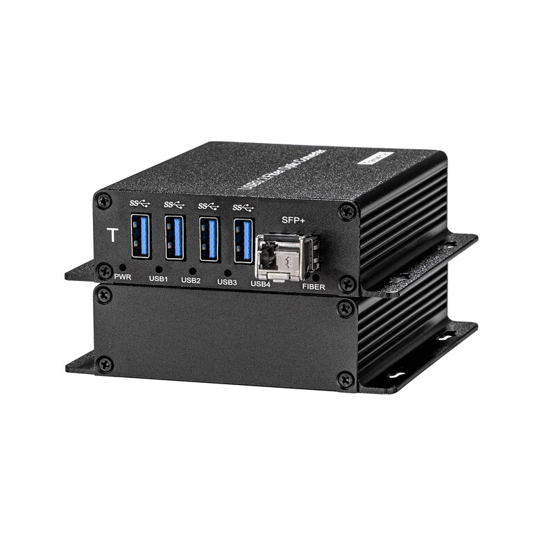 4 ports USB 3.2 fiber optic converter,single fiber single mode USB Fiber Optic Converter