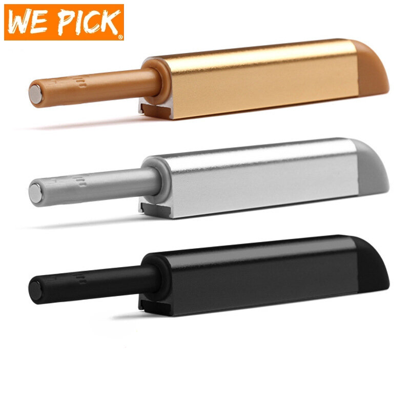 WEPICK Invisible Cabinet Catches Magnetic Push to Open Cupboard Drawer Door Touch Stop Damper Latch Touch Release Buffer Pulls