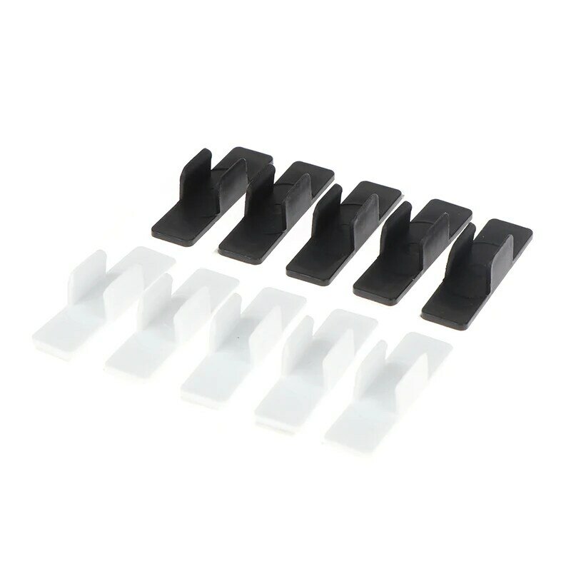 Portalápices autoadhesivo de 10 piezas, portalápices de plástico en forma de U, soporte de Gel de esponja, portalápices de lápiz óptico para cuaderno