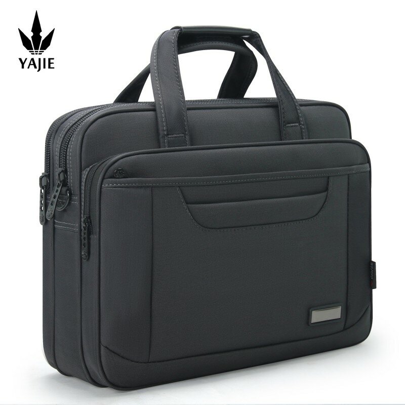 Портфель большой вместимости для мужчин, деловая сумка для ноутбука 15,6 дюйма, сумка на плечо, Холщовая Сумка для ноутбука, мессенджеры