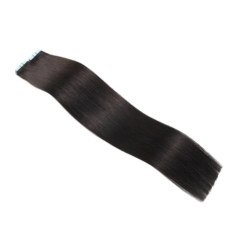 Machine Remy Tape in Human Hair Extensions Invisible Silky Straight Tape Hair for Women Seamless Skin Weft 16-26inch For Women