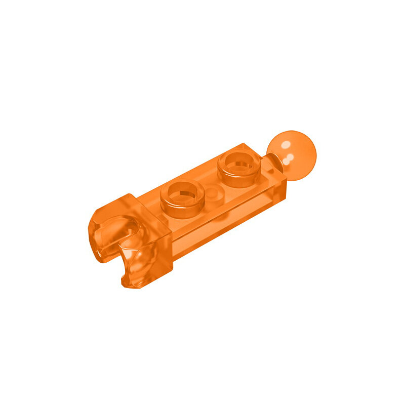MOC PARTS GDS-904 Plate, Modified 1 x 2 with Tow Ball and Small Tow Ball Socket on Ends compatible  with lego14419