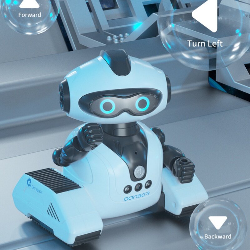 JJRC หุ่นยนต์อัจฉริยะสำหรับเด็ก, หุ่นยนต์ควบคุมด้วยไฟฟ้าสามารถเขียนโปรแกรมได้ด้วยท่าทางและการสัมผัส