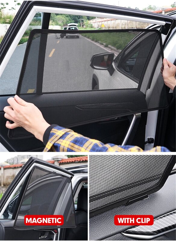 맞춤형 마그네틱 자동차 창문 햇빛가리개, 메르세데스 벤츠 GLC X253 2015-2022 커튼 메쉬, 앞 유리 프레임 커튼