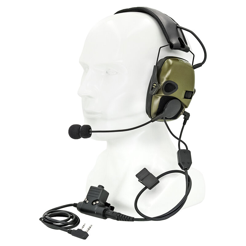 HEARGEAR-Y Line Kit para fone de ouvido tático, tiro auscultadores, earmuff eletrônico, Sound Sport, Zohan earmuff, Zodin IPSC