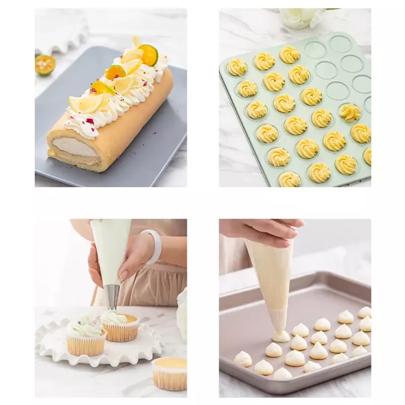 50 Stuks Wegwerp Gebak Zakken Cake Decoratie Keuken Icing Voedsel Voorbereiding Zakken Cup Cake Piping Gereedschap Bakken Accessoires
