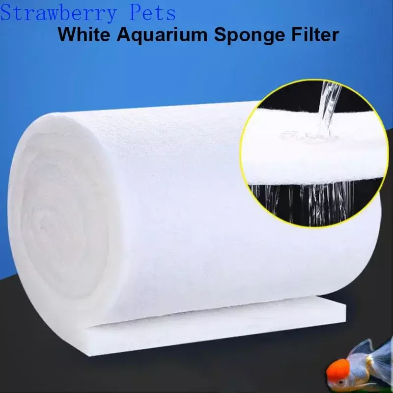 Aquarium Filter Super Thick Biochemical Filter Cotton Sponge for Aquarium Fish Tank Bio Cotton Foam Skimmer