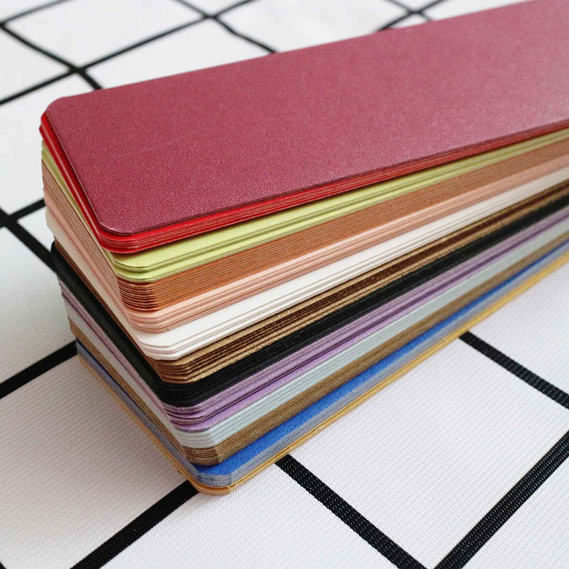 50 Pcs Blank Book Mark Paper Labels Colorful Bookmark Antiquity Labels Stationery Gift