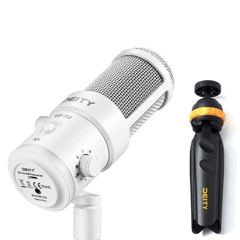 Aputure-micrófono colgante dinámico supercardioide, Deity VO-7U, bajo nivel de ruido, para videoconferencia, juego, transmisión de Podcast