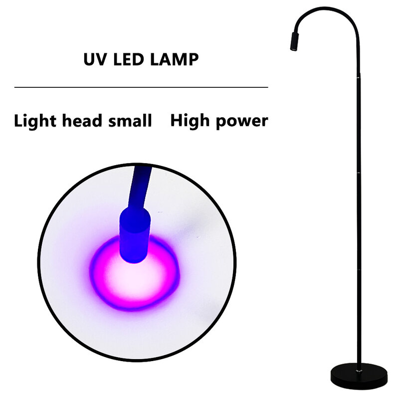 Sztuczne rzęsy klej UV utwardzania specjalnego przełącznika stóp światło wiązki rzęs do rzęs do rzęs cicha lampa podłogowa z pedałem