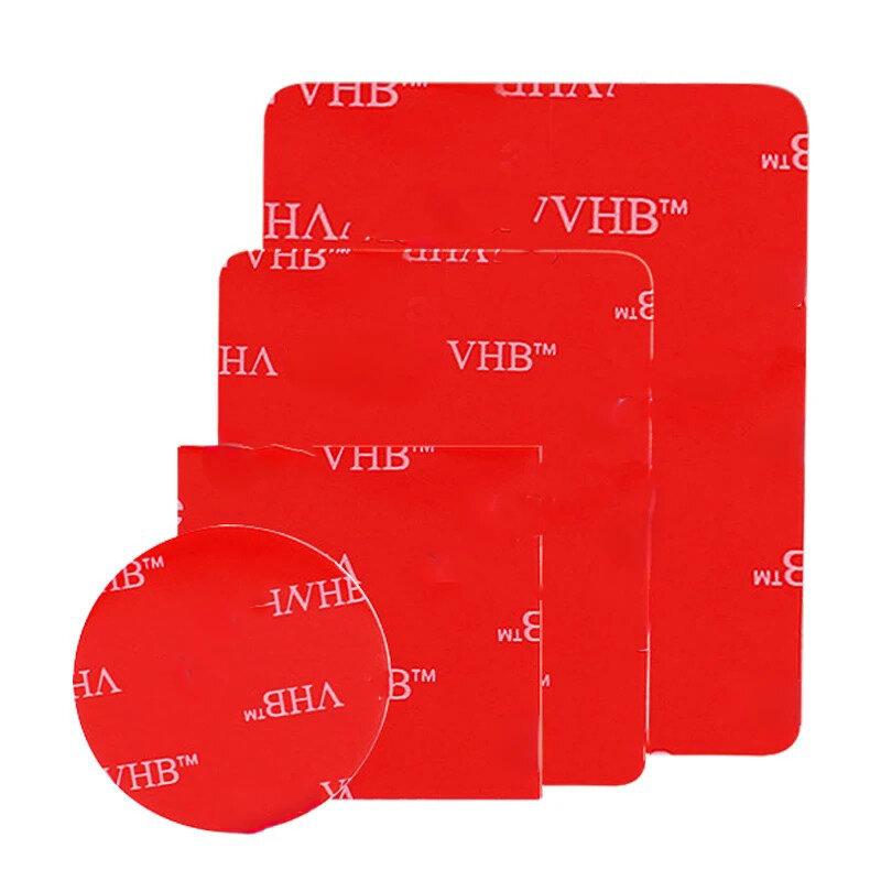VHB-adhesivo transparente de doble cara para coche, lámina adhesiva resistente a altas temperaturas, 10 piezas