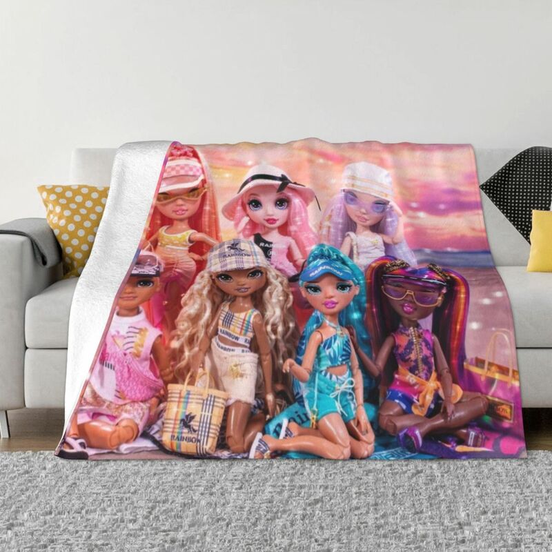 Jogue cobertor para cobertores finos, arco-íris, Costa Central alta, Grupo Arte