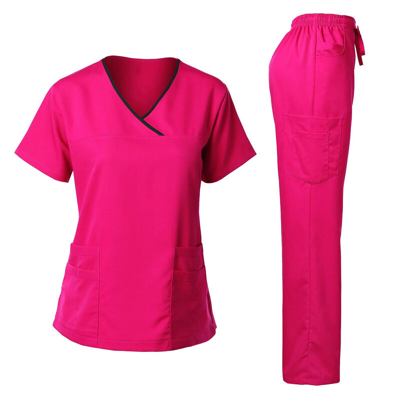 Uniforme médico de moda para mujer, ropa para médicos, enfermeras, clínica Dental, salón de belleza, Spa, conjuntos de ropa de trabajo