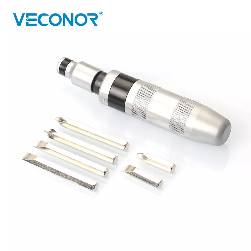 Veconor 7 개 세트 다목적 중장비 충격 드라이버 세트 드라이버 드릴링 비트 도구 소켓 키트 평면 및 Philli