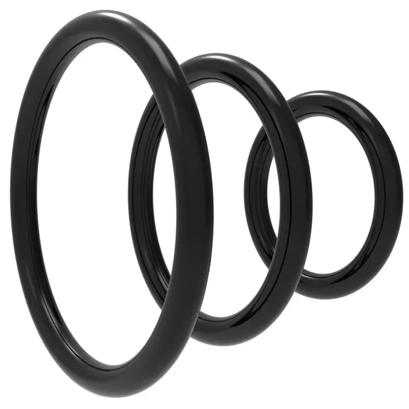 3 sztuk/zestaw nasienie pierścień zabezpieczający silikonowy trwały pierścionek na penisa z opóźnieniem wytrysku pierścienie gumowe zabawki erotyczne dla męskich kółek erotycznych