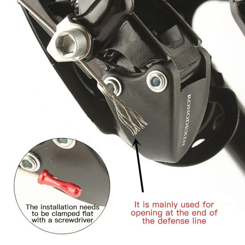 50 stücke Fahrrad Brems Shifter Innen Kabel Tipps Crimps für Mtb Aluminium Legierung Fahrrad Bremse Draht Terminal Gehäuse Aderendhülsen
