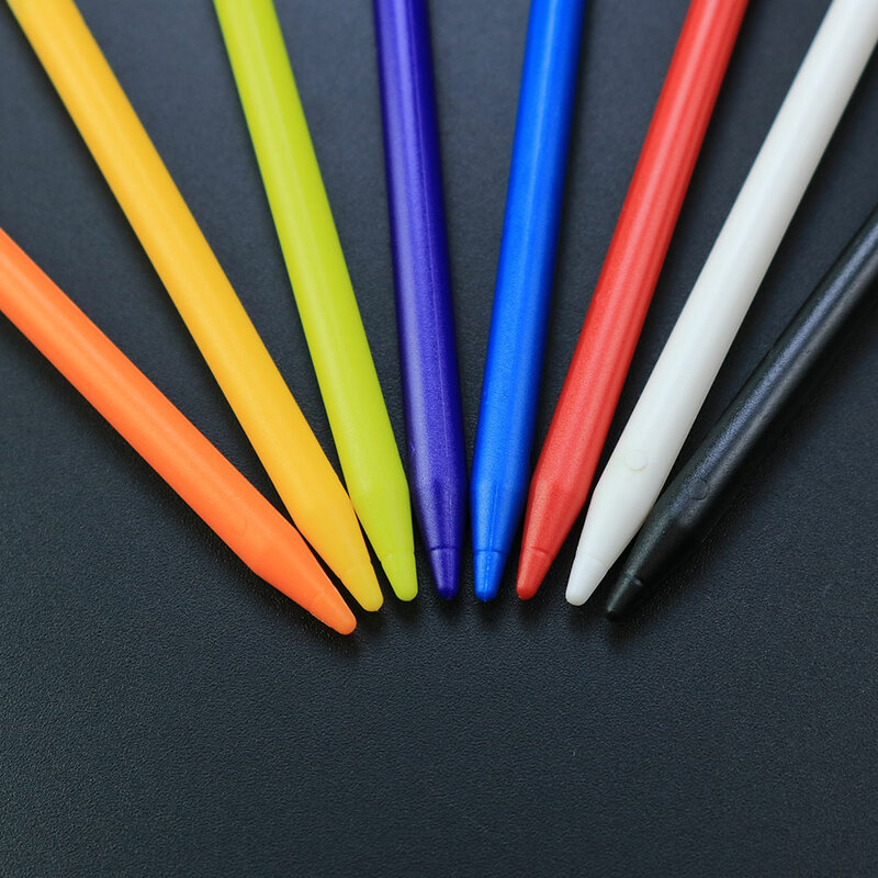 JCD 8 Colori di Plastica Penna Dello Stilo di Ricambio Per Il Nuovo 3DS XL LL Nuovo 3DSXL 3DSLL Penna di Tocco Accessori del Gioco