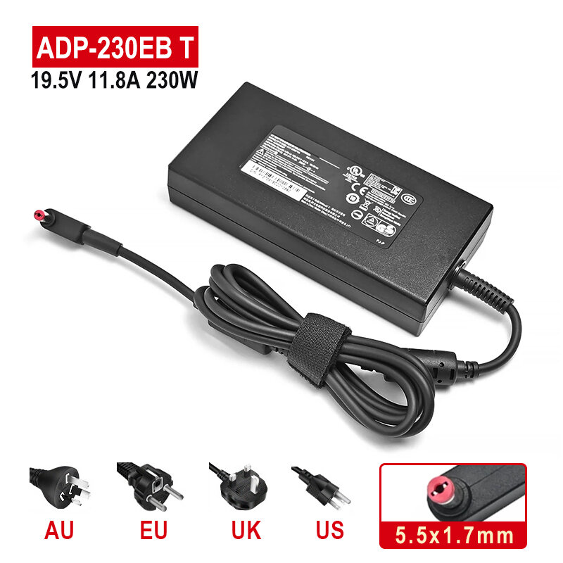 ACER 델타 ADP-230JB D 노트북 충전기용 AC 어댑터, 시코니 A17-230P1A A230A033P 전원 공급 장치, 19.5V, 11.8A, 230W