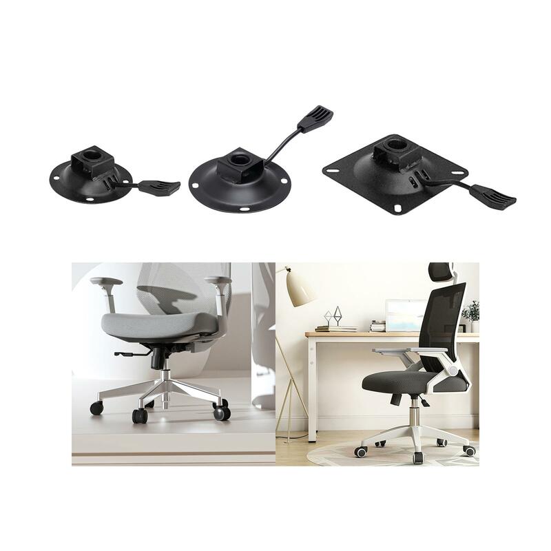 Cadeira de escritório Tilt Control Seat Mecanismo, Substituição robusta placa base giratória, Cadeira de escritório Tilt Base para cadeiras de jogos