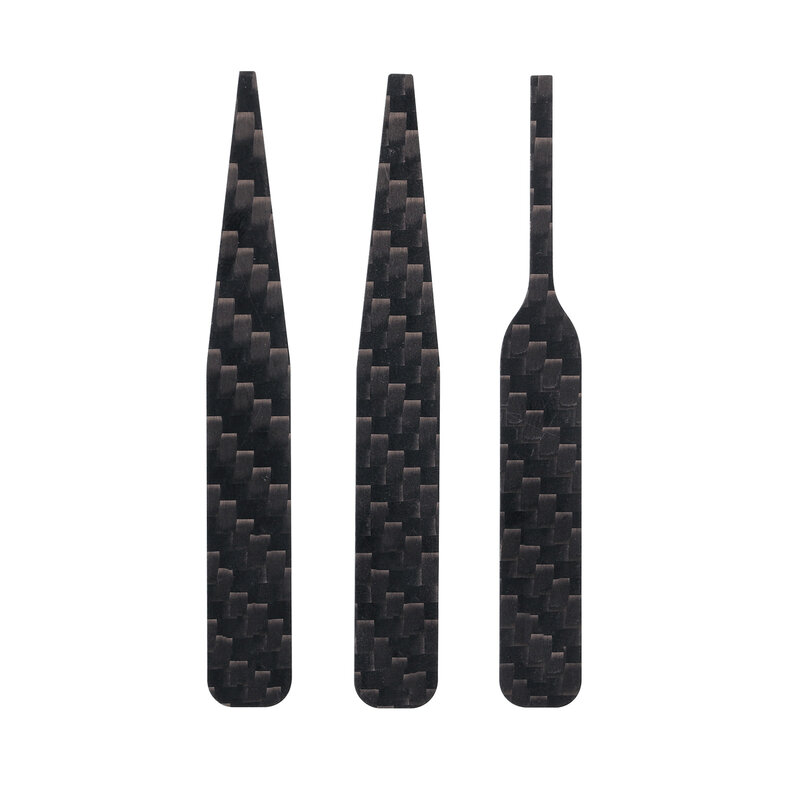 DSPIAE CFB-S01 CFB-S02 CFB-S03 Lrregular Carbon Fiber Sanding Stick Black 3Pcs/set Abrasive Tools