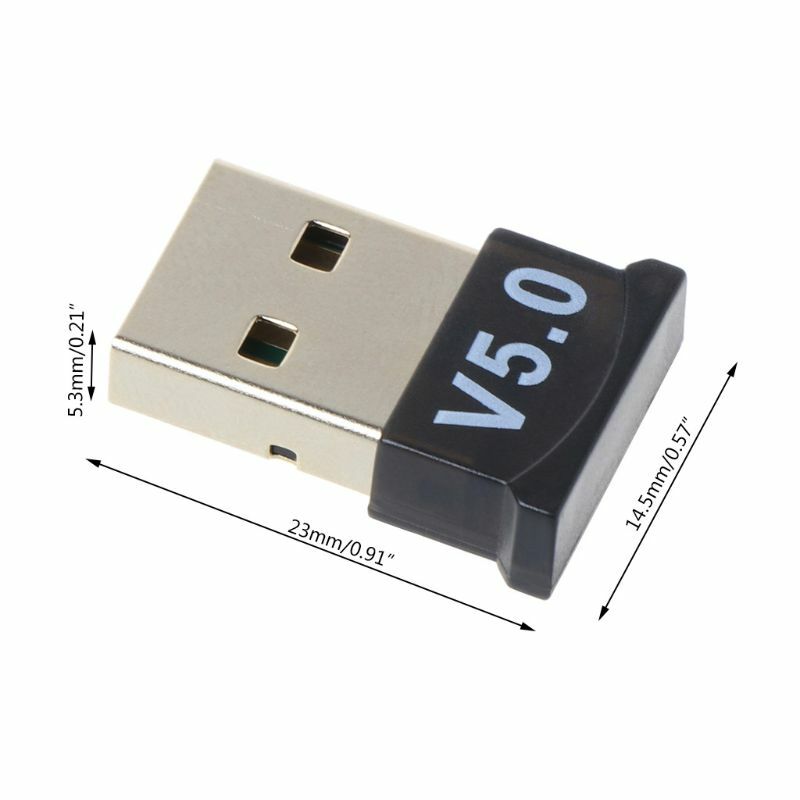 Bluetooth-compatibele 5.0 USB-adapter Audio-ontvanger Zender voor pc-luidspreker D5QC