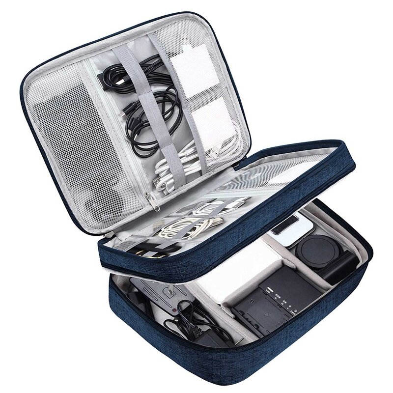 전자 팩 케이블 액세서리 팩, 휴대용 보관함, 다기능 전자 보관 가방, 3 단