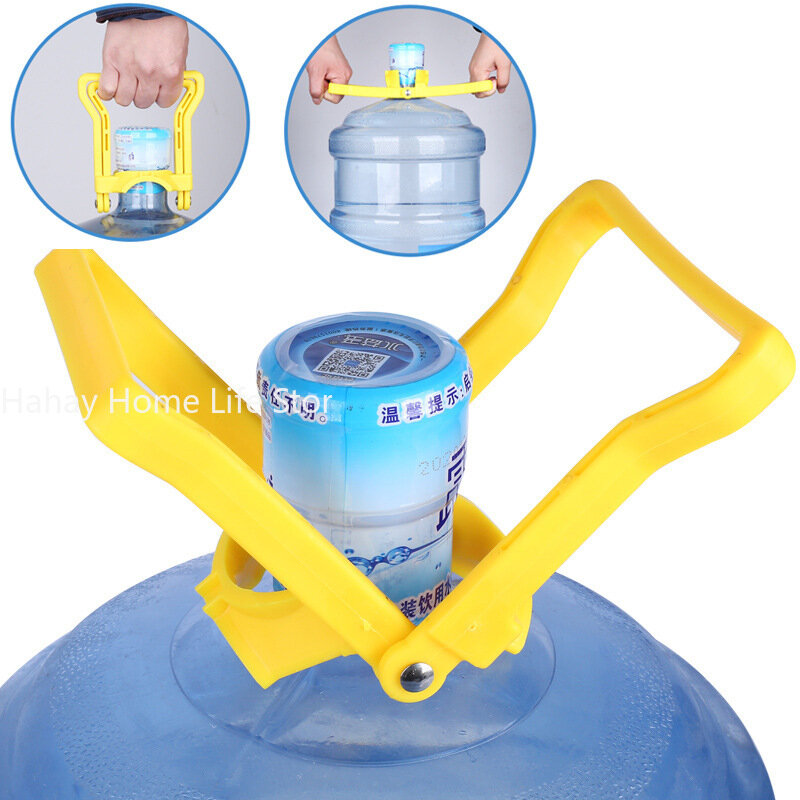 Dapat digunakan kembali pegangan ember plastik botol pengangkat air hemat tenaga kerja 5 galon air botol menangani Super beban