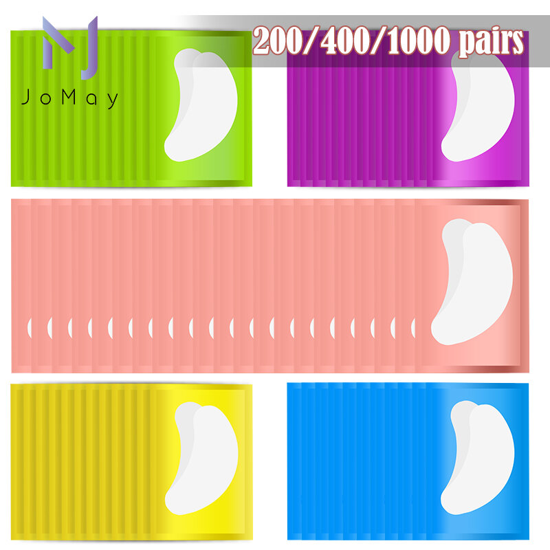 인조 속눈썹 익스텐션 종이 스티커, 젤 패치 패치, 속눈썹 아래 접목, 200, 400, 1000 쌍
