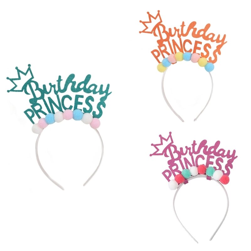 50JB Children Princess Headdress Festival Party Headband Teenagers Birthday Hairband