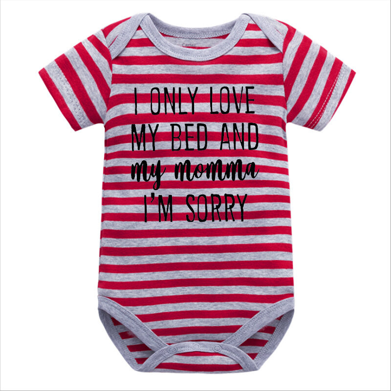 I Only Love My Bed and My Momma I'm Sorry Baby Onesie Mother's Day Gift Baby Shower Gift First Mother's Day Infant Clothes