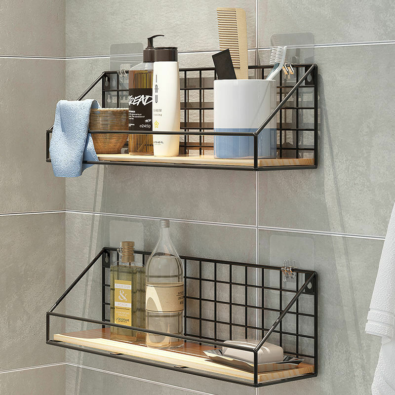 Naścienne półki łazienkowe bezstykowe półki narożne półki prysznicowe latająca półka prysznic wiszący kosz uchwyt na szampon
