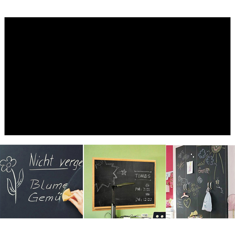 45*100cm Chalkboard Wall Sticker Blackboard Decal Chalk Board Paper (White)