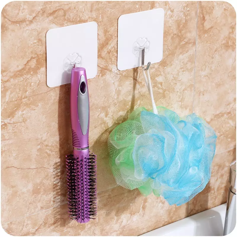 Креативный крючок на присоске B595 для двери ванной комнаты за стеной из вискозы, настенный, подвешенный, без вмятин, несущий крючок, оптовая продажа