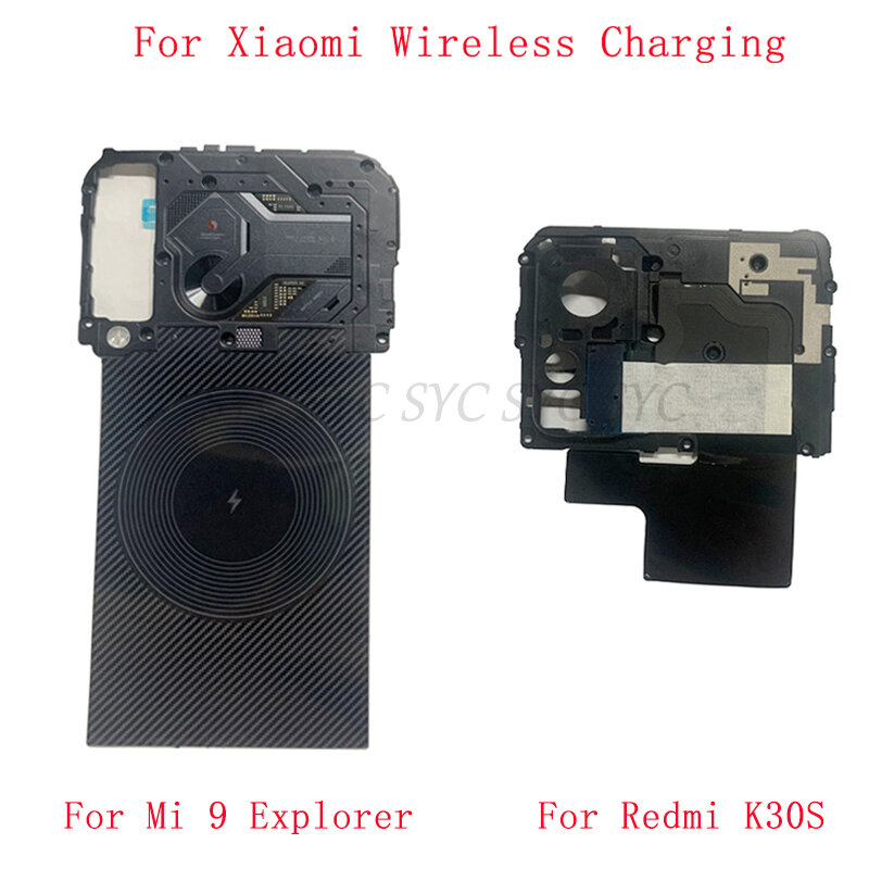 رقاقة شحن لاسلكية NFC وحدة هوائي الكابلات المرنة ل شاومي Mi 9 اكسبلورر Redmi K30S شاحن لاسلكي إصلاح أجزاء