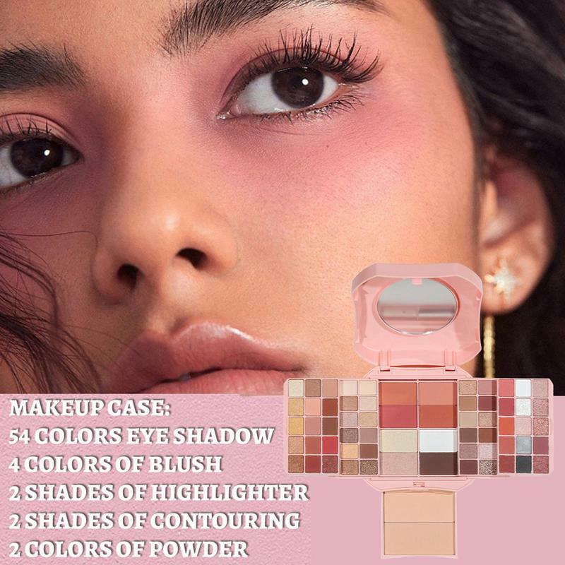 Makeup Kits Multi-purpose All-in-1 Make Up Set Travel Multi Colors Makeup Palette Women Gift Kit Including Eyeshadow Powder