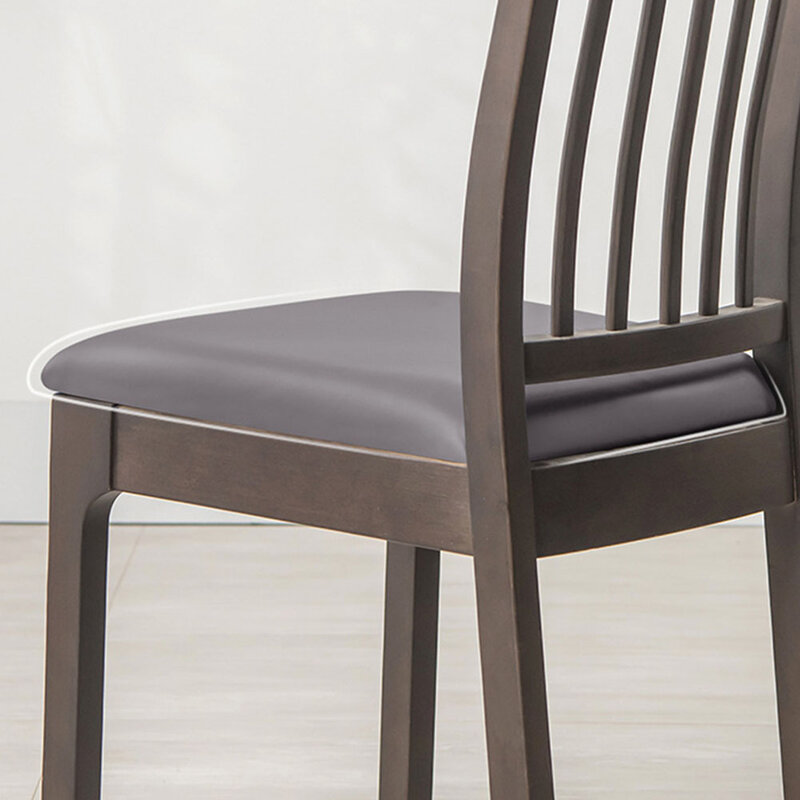 Wodoodporna, żakardowa skóra PU, poduszki na siedzenie krzesła pokrowiec do jadalni tapicerowany anty-brudny bez pokrowiec na meble oparcia