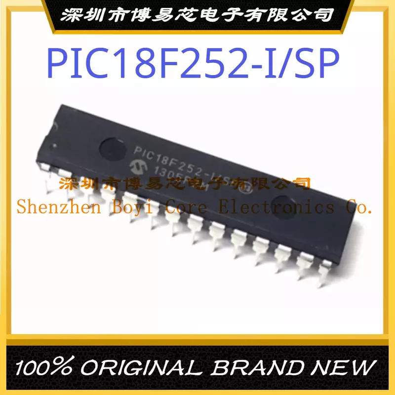 PIC18F252-I/SP 패키지 DIP-28 새로운 오리지널 정품 마이크로 컨트롤러 IC 칩 (MCU/MPU/SOC)