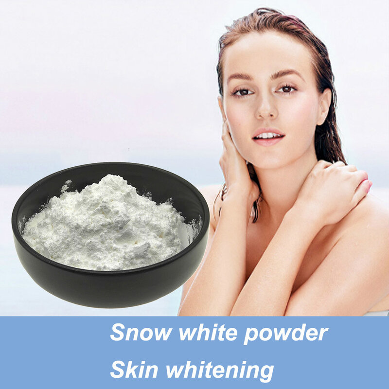 Bubuk Snowwhite pemutih kulit, melembapkan, dan menghilangkan keriput bahan kosmetik 50g-1000g