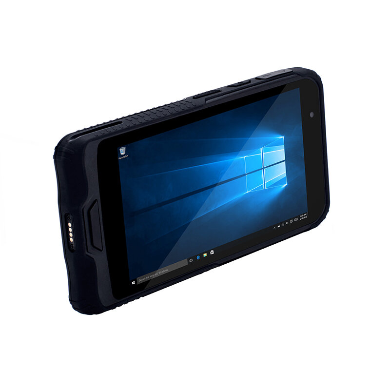 เครื่องสแกนบาร์โค้ด2D 4G 128G PDA 4G LTE WiFi NFC 6นิ้วทนทานกันน้ำ Windows 10เทอร์มินัลมือถือ