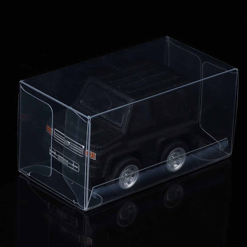 صندوق حماية موديل لعبة من كلوريد البولي فينيل الشفاف ، مقاوم للأتربة ، حافظة حماية بشاشة ، 1:64 ، 41x43x82 ، 20