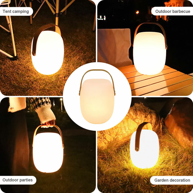 야외 휴대용 LED 발광 무선 조명, 야외 피크닉 파티 사운드 캠핑 조명