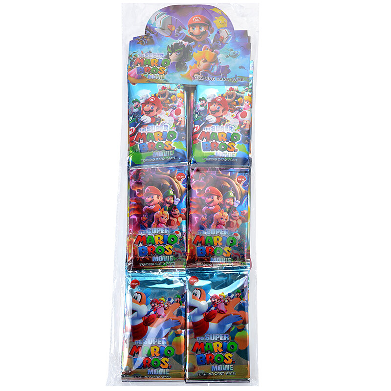 New Super Mario Collection Cards Adventure Racing Architecture Series Limited Trading Card Games Toy For Children regali di compleanno