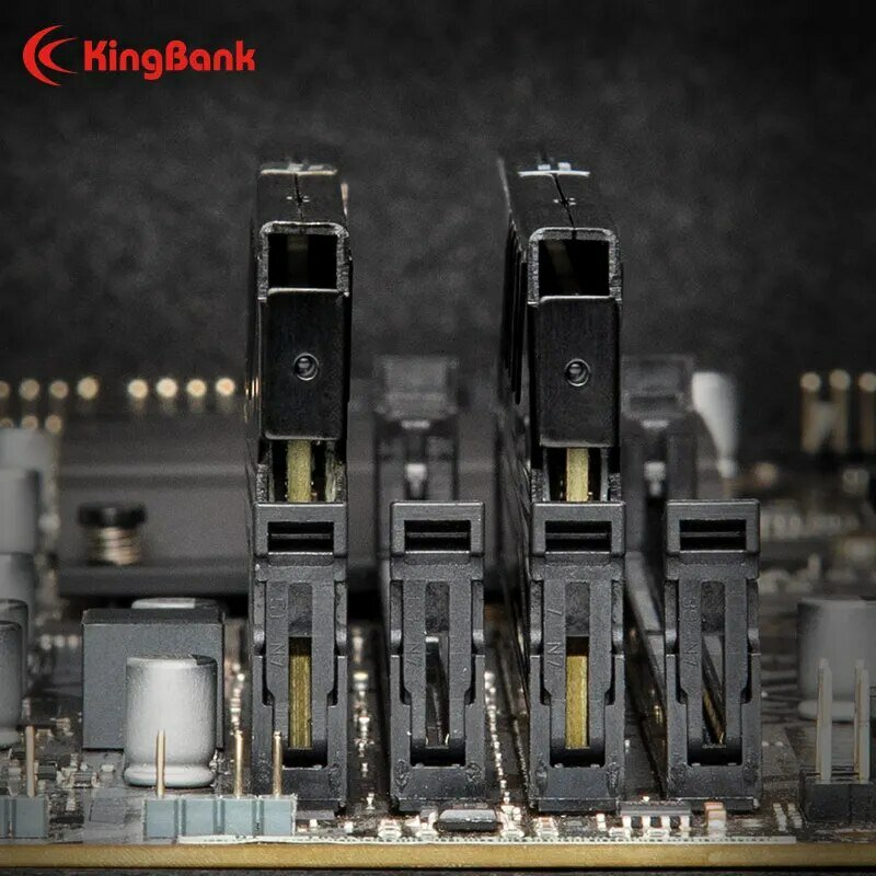 KingBank-disipador de calor Intel, memoria Ram DDR4 de 8GB, 16GB, 2666MHz, 3200MHz, 3600MHz, XMP para escritorio, compatible con placa base DDR4 con disipador de calor