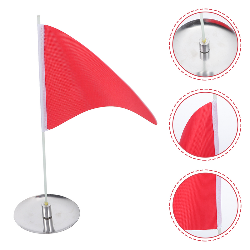 Feel Golf Flagpole Portable Golf Practice Flags, Acier inoxydable, Ciblage, Court, Petit entraînement pour homme