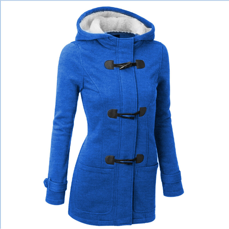 Damski płaszcz zimowy wiatroszczelny ciepła kurtka z kapturem z długim rękawem do nauki odzież na co dzień kurtka