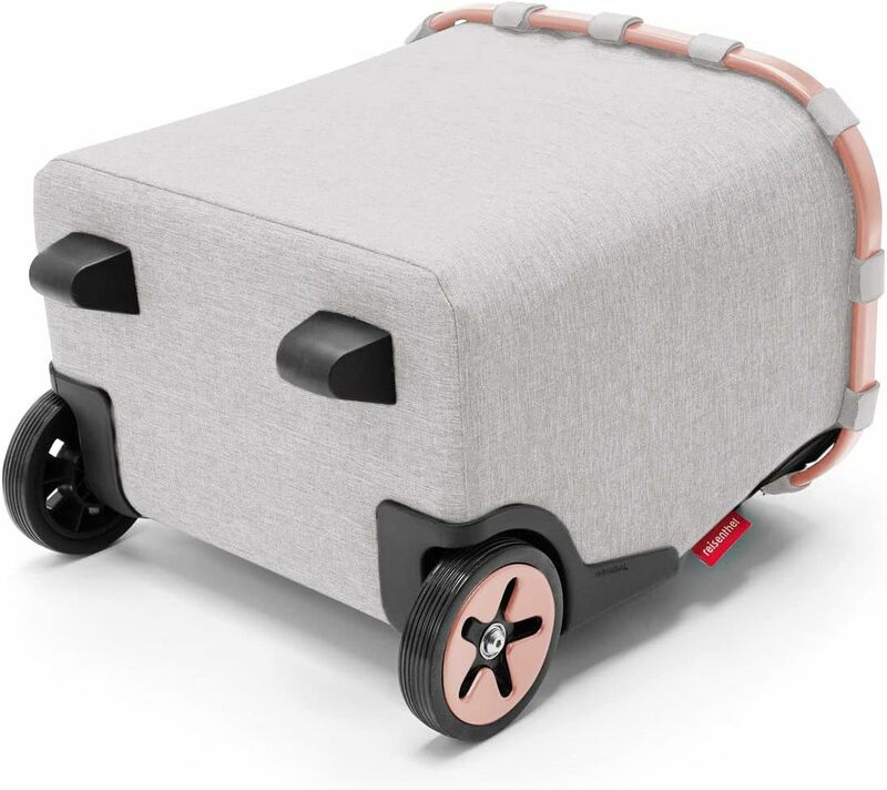 Reisenthel Carrycruiser-tragbarer Einkaufs wagen mit stabilem Aluminium rahmen, Schulter gurt und abnehmbarer Netz innen tasche